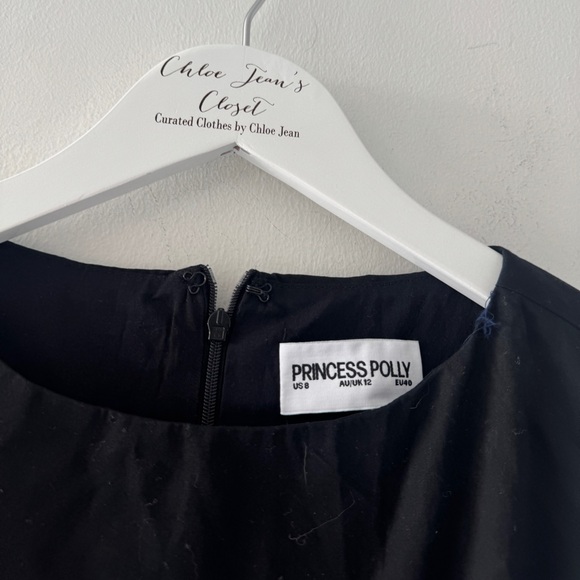 PRINCESS POLLY Yumiko Black Romper 8 - Picture 4 of 6